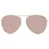ANA HICKMANN HI3083-5804A dames zonnebril, vierkant, Havana acetaat, bruine verloopglazen, 58 mm