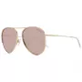 ANA HICKMANN HI3083-5804A dames zonnebril, vierkant, Havana acetaat, bruine verloopglazen, 58 mm