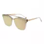 ANA HICKMANN HI9081-66T03 dames vlinderzonnebril gouden montuur bruin getinte glazen 66mm