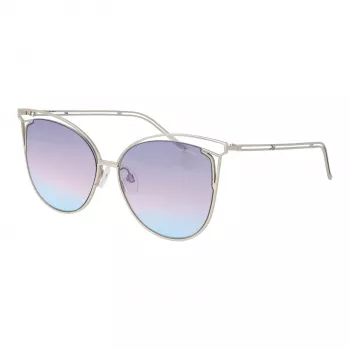 ANA HICKMANN dames HI3048-5803C rechthoekige zonnebril Havana 58 mm