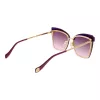 ANA HICKMANN dames zonnebril AH3177-6404E goudkleurig montuur verloop bruine glazen 64mm