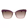 ANA HICKMANN dames zonnebril AH3177-6404E goudkleurig montuur verloop bruine glazen 64mm