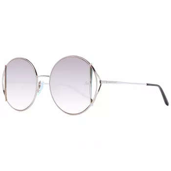 ANA HICKMANN dames zonnebril AH3192-5304D havana bruin acetaat rechthoekig montuur met bruine verloop polycarbonaat glazen 53mm