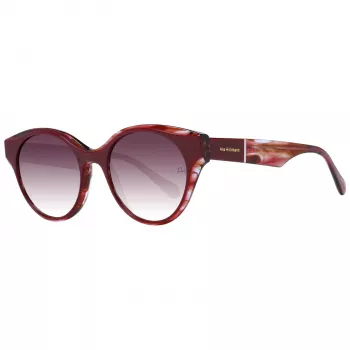 ANA HICKMANN dameszonnebril AH9345-51H03 vlinder/vierkant acetaat montuur bruin getinte glazen 53 mm