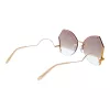 ANA HICKMANN dames zonnebril HI3094-6105A Havana/bruin verloop 61mm