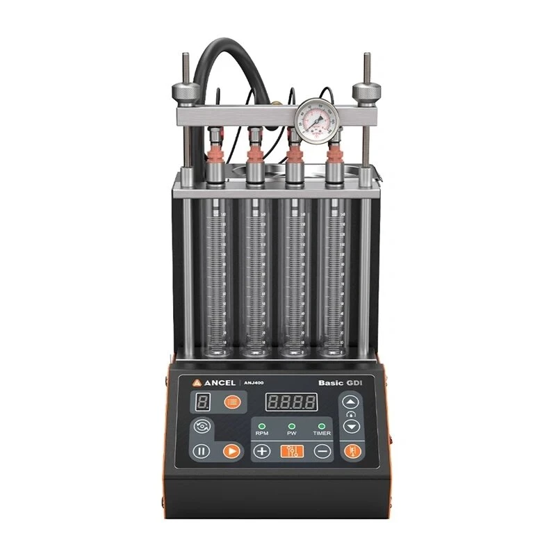 ANCEL ANJ400 ultrasone brandstofinjector reiniger & tester voor 4 cilinders
