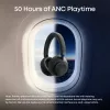 Anker Soundcore Space 2 Over-Ear koptelefoon met ruisonderdrukking, Zwart