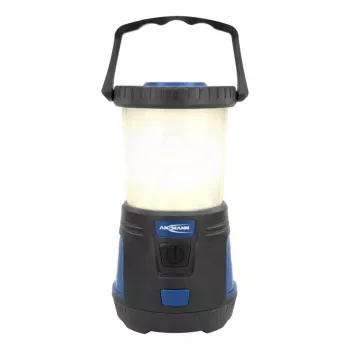 ANSMANN CL600B accu-camplantaarn - zwart/blauw - ABS - ophanghaak - IPX4 - 600 lumen