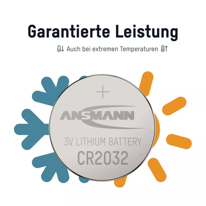 ANSMANN CR2032 lithium knoopcel 3V 230mAh (1-pack)