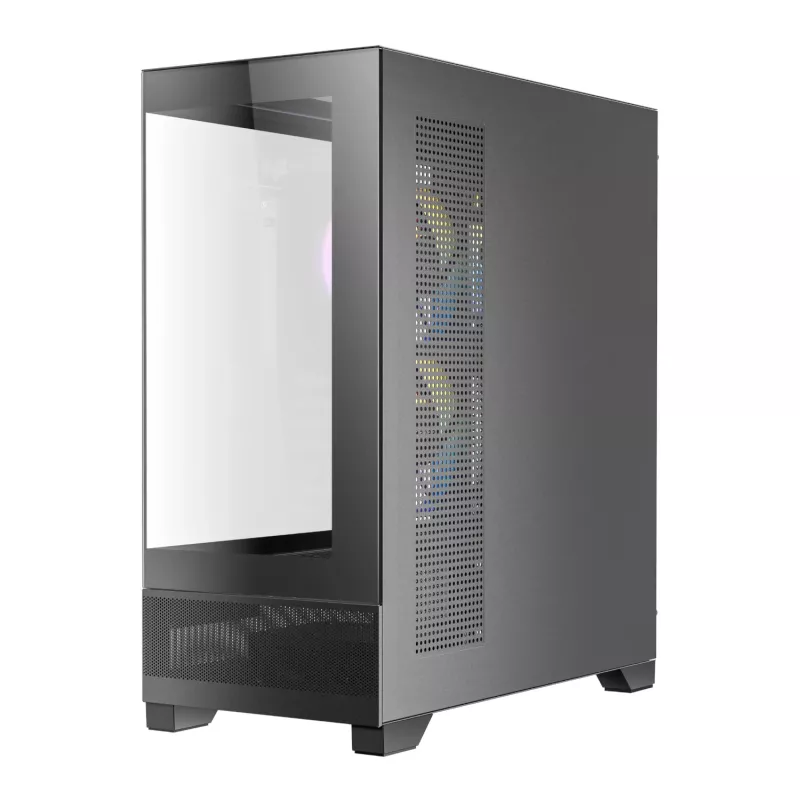 Antec CX700 ARGB B mid-tower gaming-behuizing - gehard glas, 4x ARGB-ventilator, E-ATX-ondersteuning, zwart