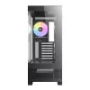 Antec CX700 ARGB B mid-tower gaming-behuizing - gehard glas, 4x ARGB-ventilator, E-ATX-ondersteuning, zwart