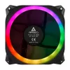Antec Prizm 120 ARGB behuizingsventilator 5-pack + controller - zwart