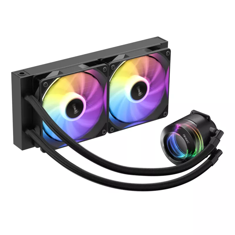 Antec VORTEX LUM 240 ARGB AIO CPU-vloeistofkoeler – zwart