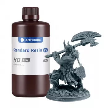 Anycubic Standard V2 1kg Resin HD grijs