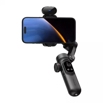 AOCHUAN Smart X Pro 3-assige gimbal-stabilisator met AI-tracking en gebarenbesturing voor smartphone, zwart