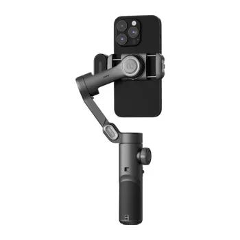 AOCHUAN Smart XE 3-assige gimbal-stabilisator met AI-tracking en gebarenbesturing voor smartphone, zwart