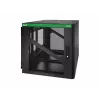 APC NetShelter 12U wandmontage-rackbehuizing met zijwaartse UPS-diepte, zwart