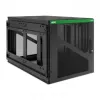 APC NetShelter 12U wandmontage-rackbehuizing met zijwaartse UPS-diepte, zwart