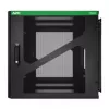 APC NetShelter 12U wandmontage-rackbehuizing met zijwaartse UPS-diepte, zwart