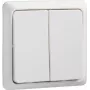 APC Schneider Electric Merten System M wisselschakelaar, polarwit thermoplast, 10AX 250V, inbouw, IP20, schroefklemmen, halogeenvrij 506254