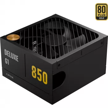 APNX DELUXE G1 850 850W 80 PLUS Gold volledig modulaire ATX-voeding zwart