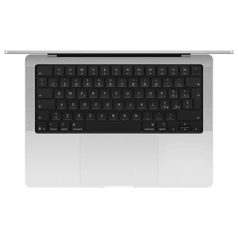 Apple MacBook Pro 14,2 inch M5 10-Core CPU/10-Core GPU/16-Core Neural Engine, 16GB RAM, 2TB SSD, zilver, zonder voeding, Duits toetsenbordlayout