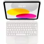 Apple Magic Keyboard Folio met trackpad - Brits-Engels (QWERTY) - wit - voor iPad (10e generatie)