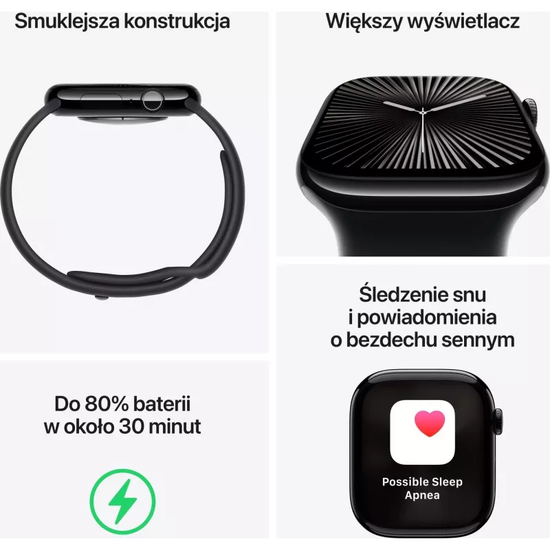 Apple Watch Series 10 LTE 42mm aluminium roségoud (MWX93QL/A)