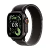 Apple Watch Ultra 3 GPS + Cellular 49mm Black Titanium Case met Black/Charcoal Trail Loop - Large (Model A3281, MF1H4QR/A)