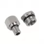 Aqua Computer adapterset recht Eheim 1046 naar G1/4 inch binnendraad - zilver