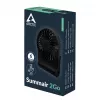 Arctic Summair 2Go oplaadbare tafelventilator - 10 cm (zwart)