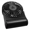 Arctic Summair 2Go oplaadbare tafelventilator - 10 cm (zwart)