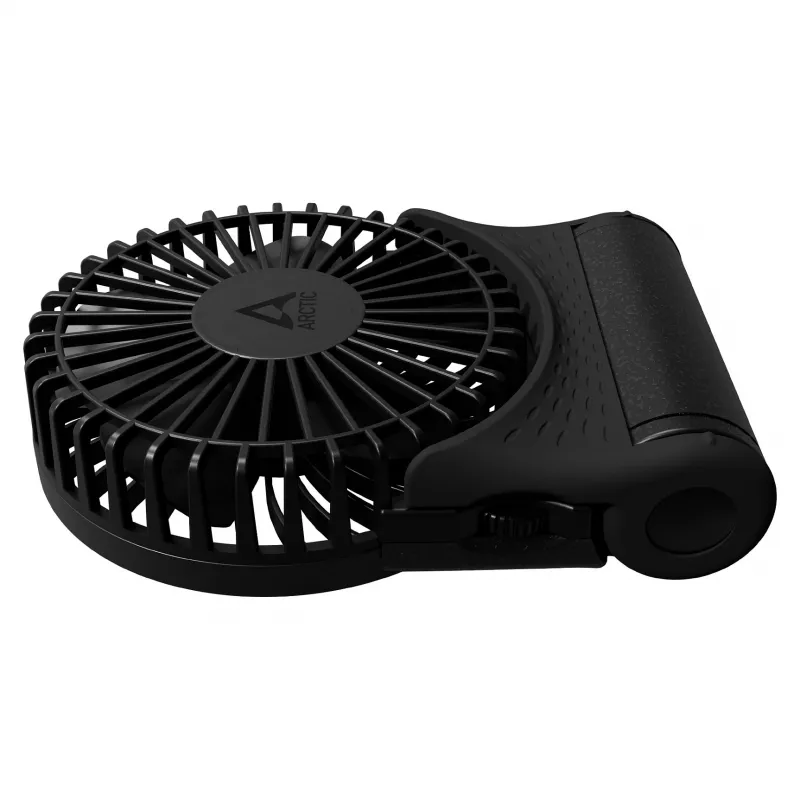 Arctic Summair 2Go oplaadbare tafelventilator - 10 cm (zwart)