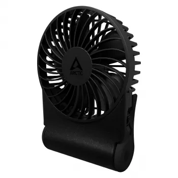 Arctic Summair 2Go oplaadbare tafelventilator - 10 cm (zwart)