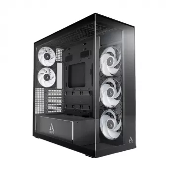 ARCTIC Xtender zwart clear glass mid-tower ATX behuizing