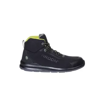 Ardon Softex High S1P veiligheidsschoenen maat 45 zwart grijs composiet neus kap Kevlar tussenzool