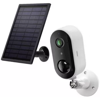 Arenti GO1+SP1 Wi-Fi accu-camera met zonnepaneel, 2K QHD, IP65, PIR-bewegingsdetectie