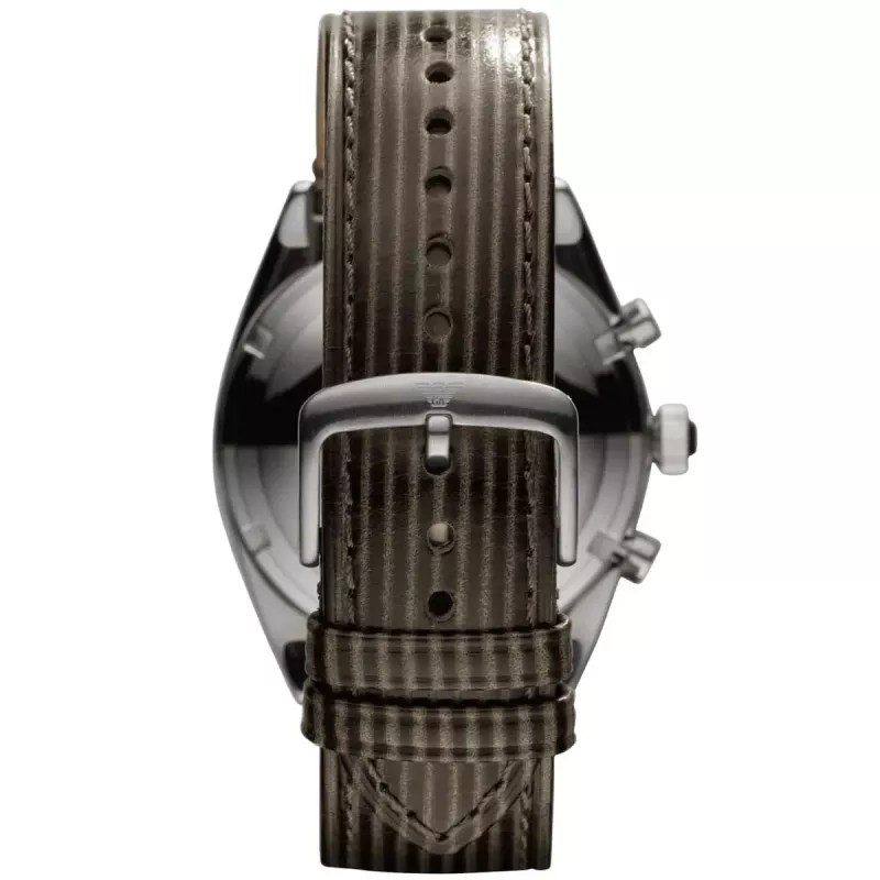 ARMANI AR0370 Heren chronograaf RVS horloge 43mm