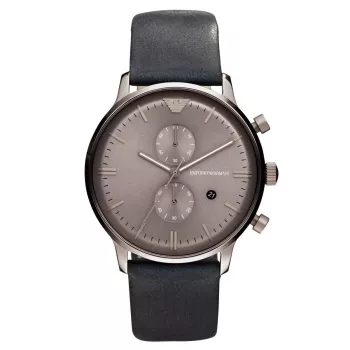 ARMANI AR0388 heren chronograaf van edelstaal, 43 mm