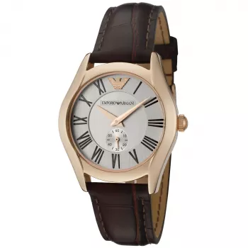 ARMANI AR0678 dames quartzhorloge 35mm roestvrij staal witte wijzerplaat