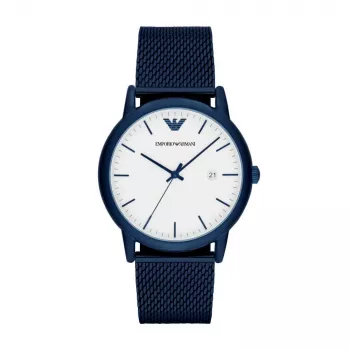 ARMANI AR11025 herenhorloge 43mm RVS quartz analoog zwarte wijzerplaat
