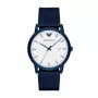 ARMANI AR11025 herenhorloge 43mm RVS quartz analoog zwarte wijzerplaat