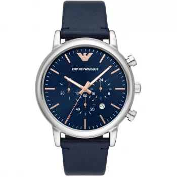 Armani AR11451 heren chronograaf edelstalen horloge 46mm