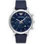Armani AR11451 heren chronograaf edelstalen horloge 46mm