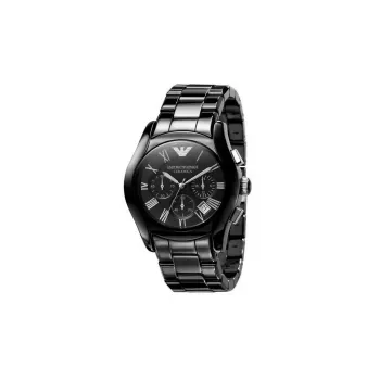 Armani AR1400 heren keramisch chronograaf horloge 42 mm zwart