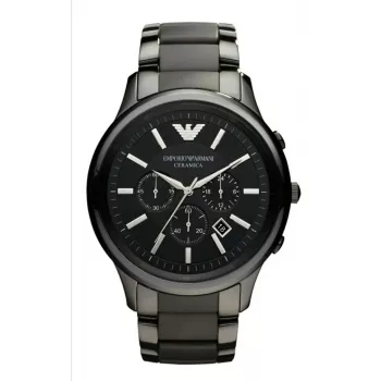 Armani AR1452 heren keramisch chronograaf horloge 43mm zwart