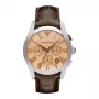 Armani AR1634 heren chronograaf van edelstaal, 42 mm