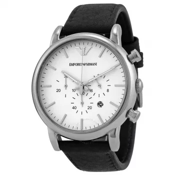 ARMANI AR1807 heren chronograaf horloge 46mm edelstaal
