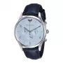 Armani AR1889 heren chronograaf horloge 42mm roestvrij staal zwarte wijzerplaat