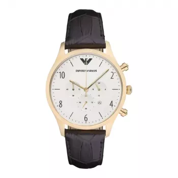 Armani AR1892 heren quartz chronograaf horloge 43mm edelstaal blauwe wijzerplaat